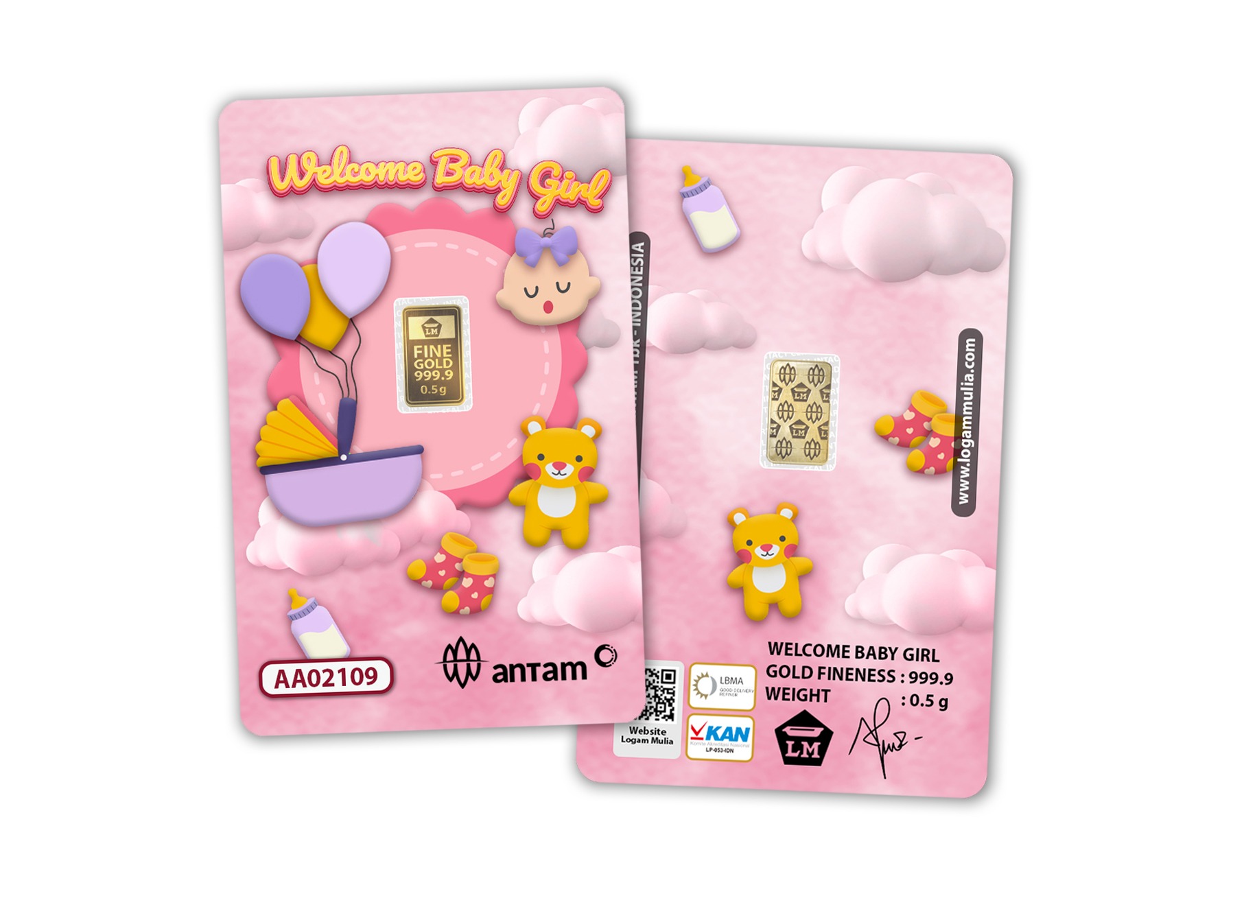 Wellcome Baby Girl - 0,5 gr